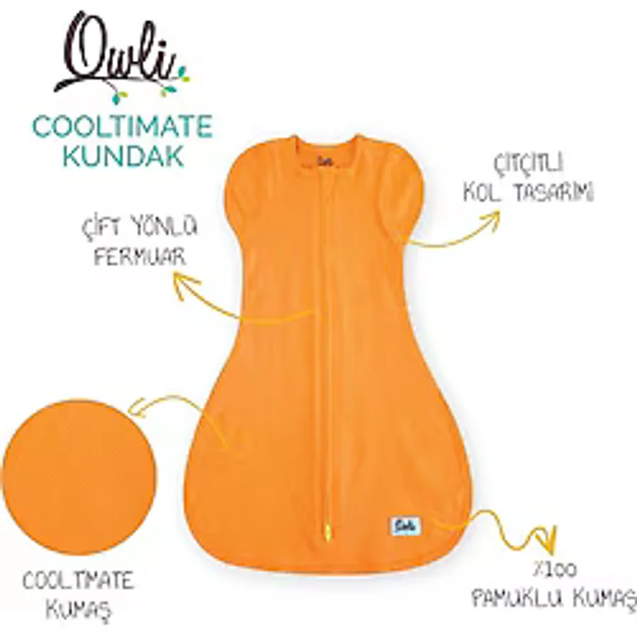 Owli Cooltimate Kundak Turuncu Turuncu 6-9 Ay