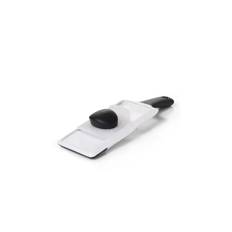 OXO Good Grips Paslanmaz Çelik Bıçaklı Sebze Dilimleyicisi/El Dilimleyicisi, Beyaz