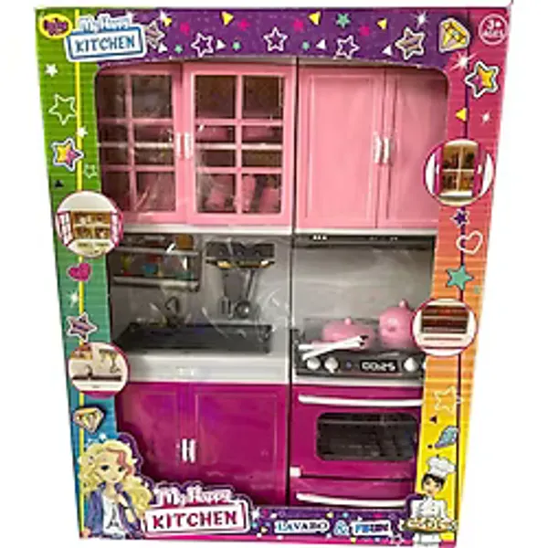 Oydaş Oyuncak Kutuda 2Li Fırın Lavabo Oyd-02307-Pembe