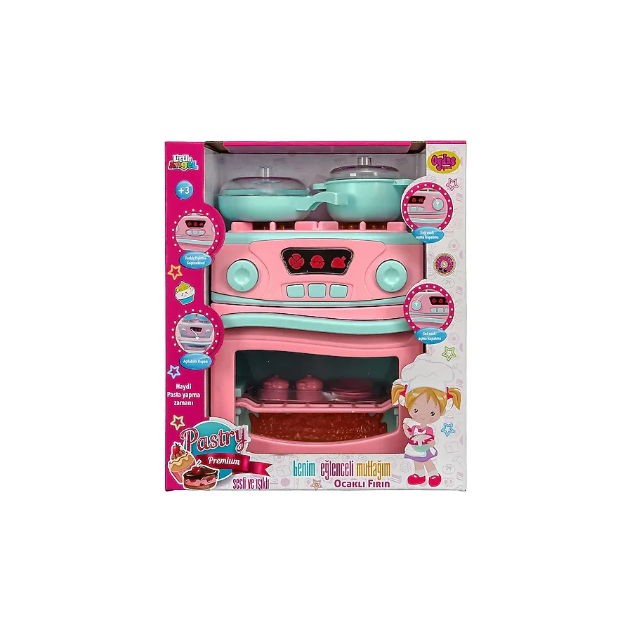 Oydaş Oyuncak Pilli Fırınlı Ocak Set 02609