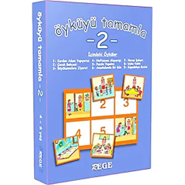Öyküyü Tamamlama-2 Anaokulu Çocuk Eğitici Oyuncak