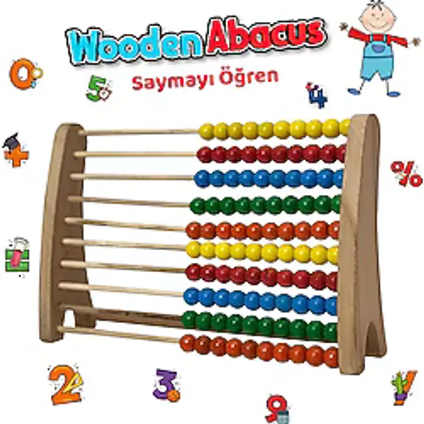 Oyuncak Ahşap Abaküs