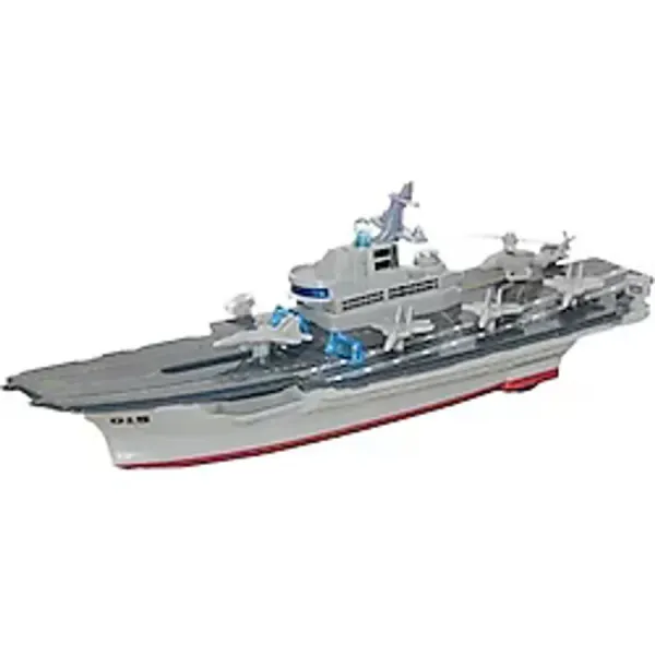 Oyuncak Fy015-6d Metal Uçak Gemisi Oyuncak Mini Boy 18 Cm ( Uçak Yok Üstünde)