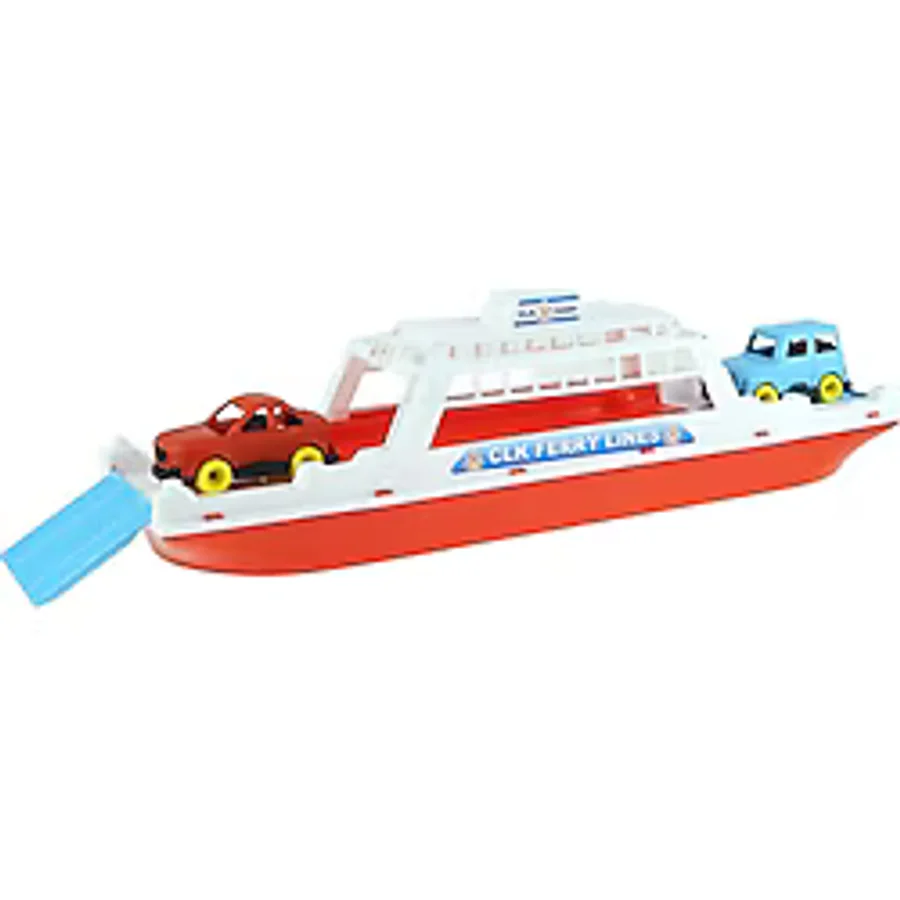 Oyuncak Gemi Arabalı Feribot 40 cm - 13 cm