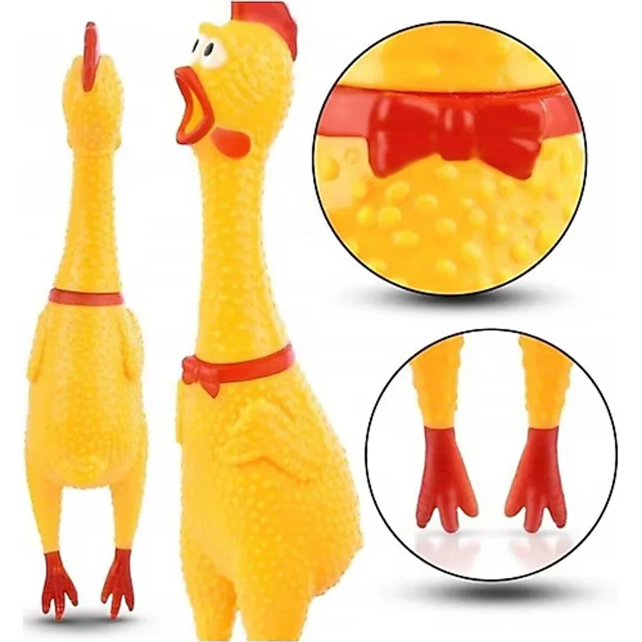 Oyuncak Horoz Shrilling Chicken Öten Sesli Horoz Tavuk 30 Cm