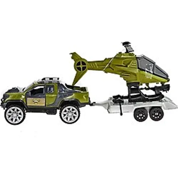 Oyuncak Ranger Helikopter Taşıyıcı Set