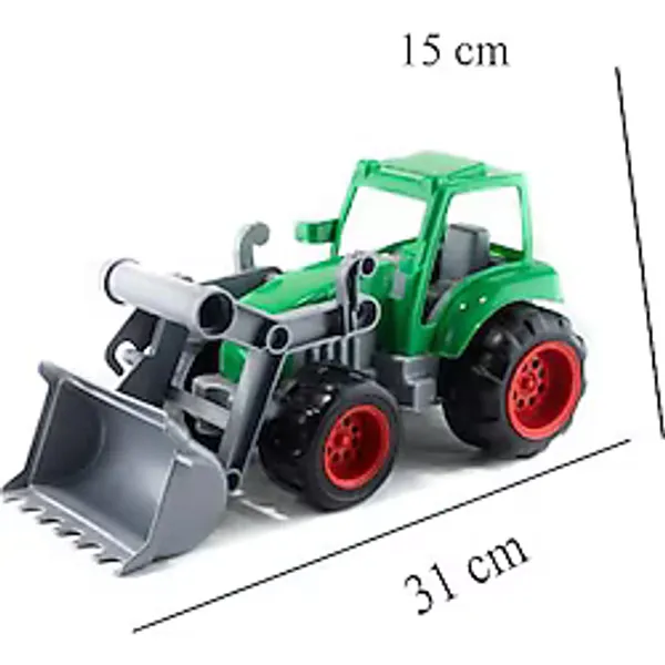 Oyuncak Traktör Kepçeli Römork Set 45 Cm