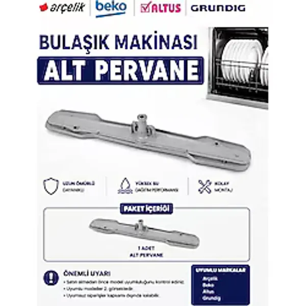 Öz Beyaz Eşya Abm 161 I Bulaşık Makinesi Alt Pervane
