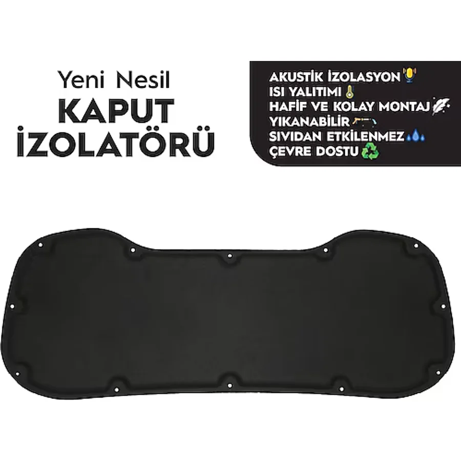 öz-iş Hyundai i20 Kaput İzolatörü 2020 ve Sonrası