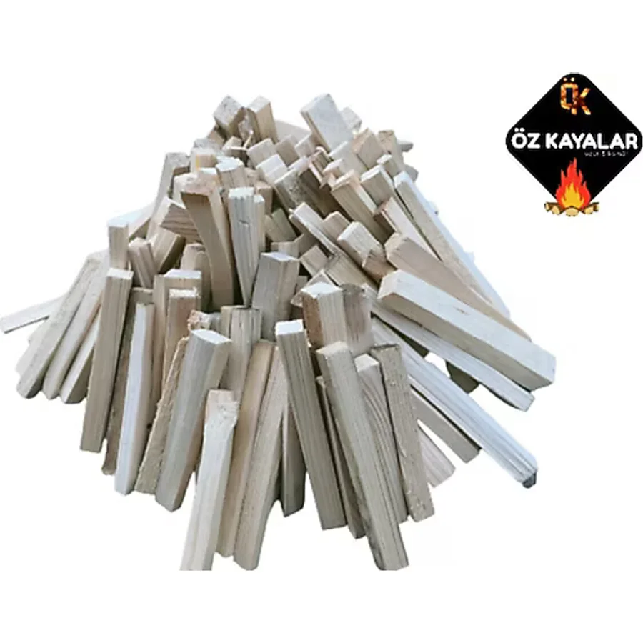 Öz Kayalar Mangal Kömürü Tutuşturmalık Odun 1 Kg Mangal-Soba-Semaver-Şöminelik Odun