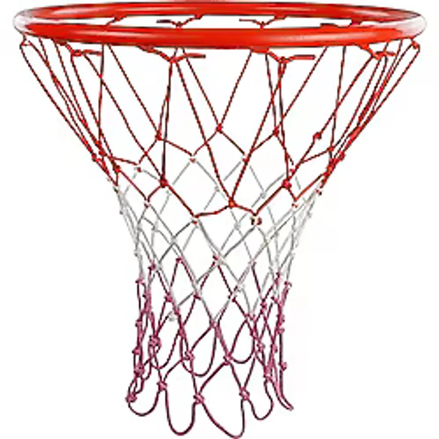 ÖZBEK Basketbol Filesi - Basketbol Pota Ağı - Kırmızı-Beyaz-Pembe (2 Adet)