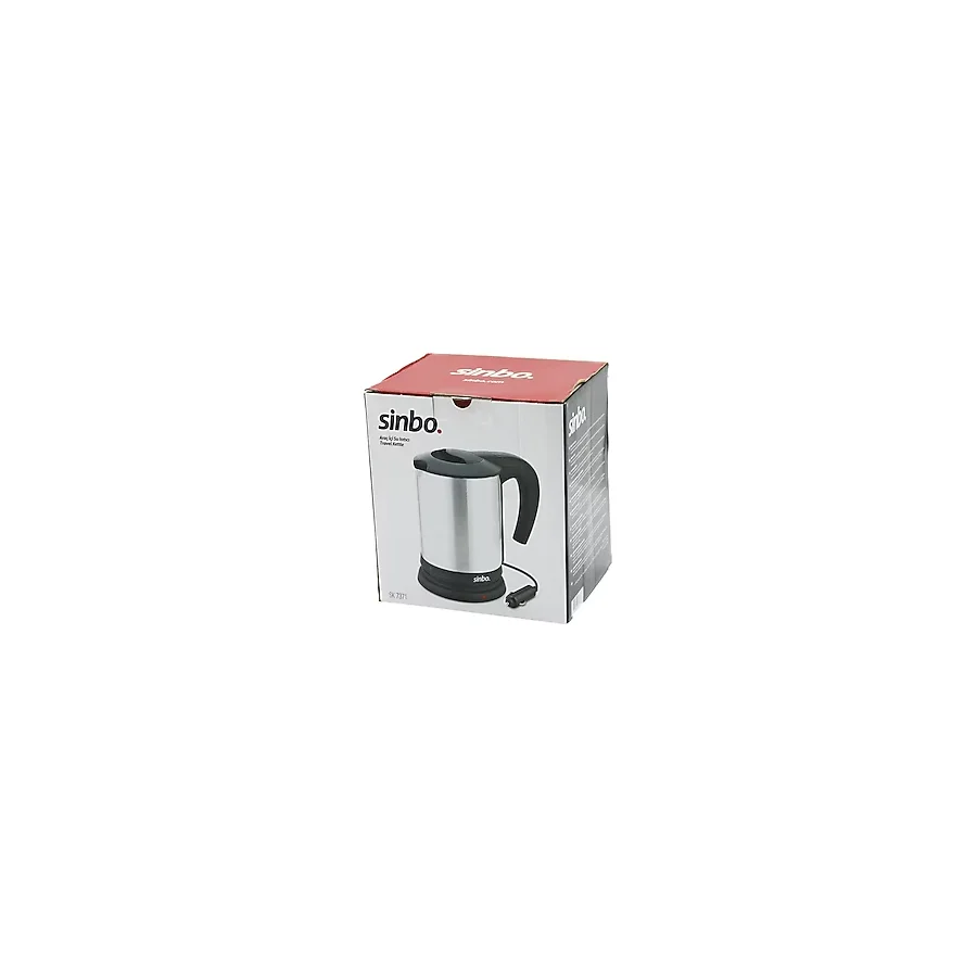 Özbience 12V Araç Içi Çelik Su Isıtıcı 0.8l 120W Çakmak Fişli - Açık Bej