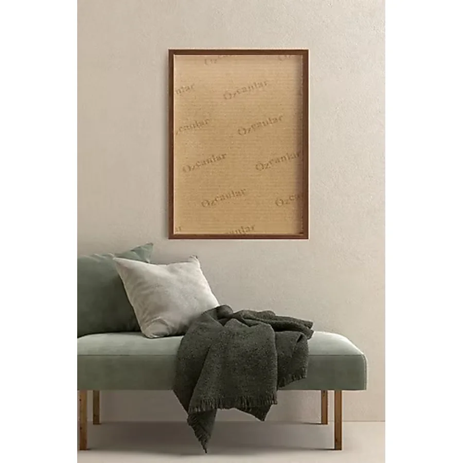 Özcanlar Çerçeve Boş Çerçeve Fotoğraf Poster Puzzle Forma Çerçevesi Düğün Nişan Çerçevesi Resim Çerçevesi 18'lik - 15x21 - Ceviz