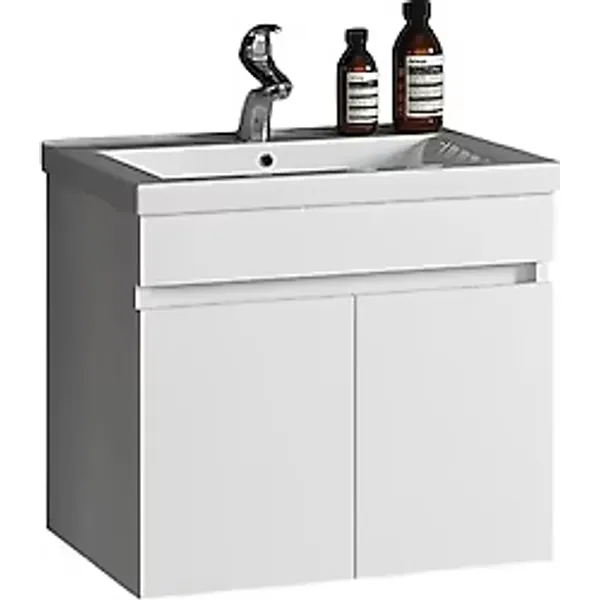 Özceden Çiğdem 65 cm Lavabolu Asma Banyo Alt Dolabı