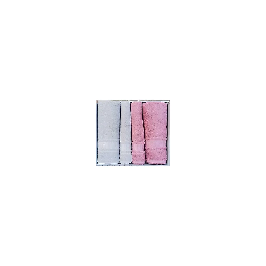 Özdilek Colourist Best Set Pamuklu (Hamam Takımı) Gri - Pembe - 90 x 150 cm