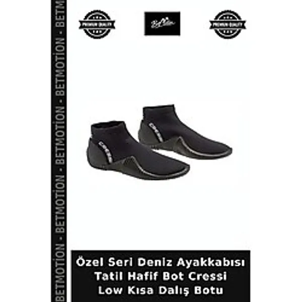 Özel Seri Deniz Ayakkabısı Tatil Hafif Bot Cressi Low Kısa Dalış Botu - 36 - 37