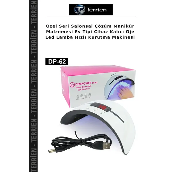 Özel Seri Salonsal Çözüm Manikür Malzemesi Ev Tipi Cihaz Kalıcı Oje Led Lamba Hızlı Kurutma Makinesi