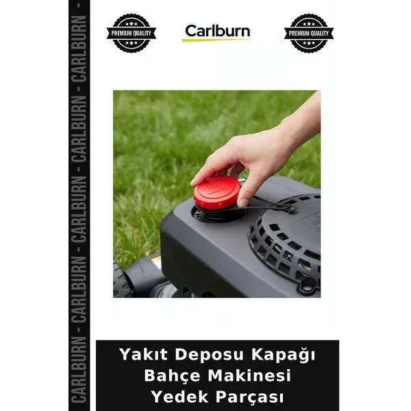 Özel Üretim Bahçe Makinesi Çim Biçme Sızdırmaz Yedek Parça Yakıt Deposu Kapağı