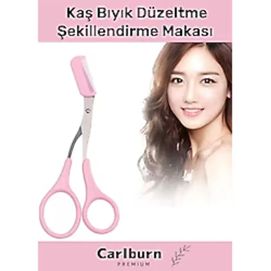 Özel Üretim Çok Amaçlı Keskin Bıçaklı Taraklı Kaş Bıyık Düzeltme Şekillendirme Makası