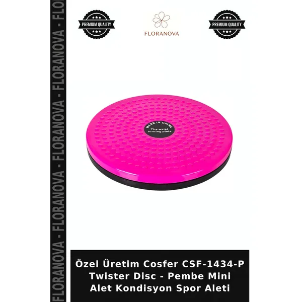 Özel Üretim Cosfer CSF-1434-P Twister Disc - Pembe Mini Alet Kondisyon Spor Aleti