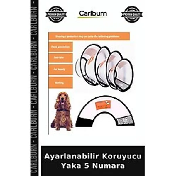 Özel Üretim Evcil Hayvan Kedi Köpek Sağlık Bakım Aksesuar Ayarlanabilir Koruyucu Yaka 5 Numara
