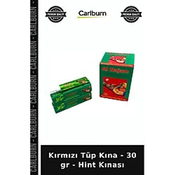 Özel Üretim Geçici Dövme El Süsleme Geleneksel Kırmızı Tüp Kına - 30 Gr - Hint Kınası