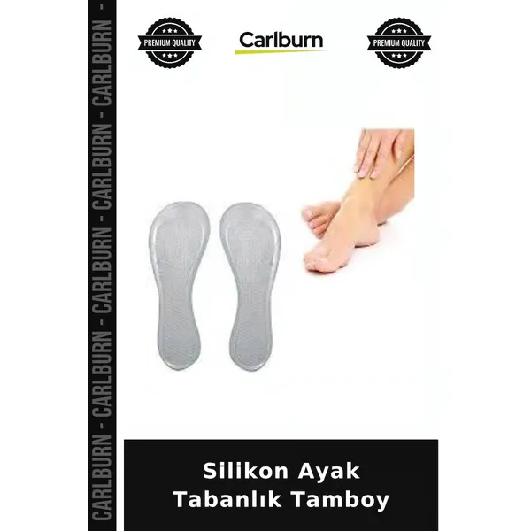 Özel Üretim Konforlu Ortopedik Destek Günlük Kullanım Silikon Ayak Tabanlık Tamboy
