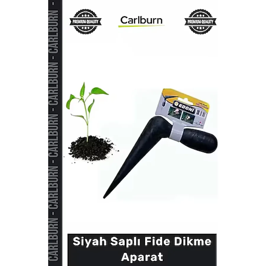 Özel Üretim Küçük Bahçe Bitki Çiçek Tohum Ekim Manuel Pratik Dayanıklı Siyah Saplı Fide Dikme Aparat