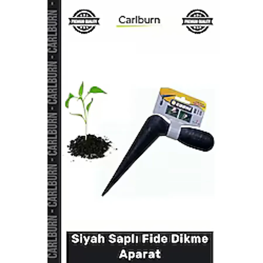 Özel Üretim Küçük Bahçe Bitki Çiçek Tohum Ekim Manuel Pratik Dayanıklı Siyah Saplı Fide Dikme Aparat