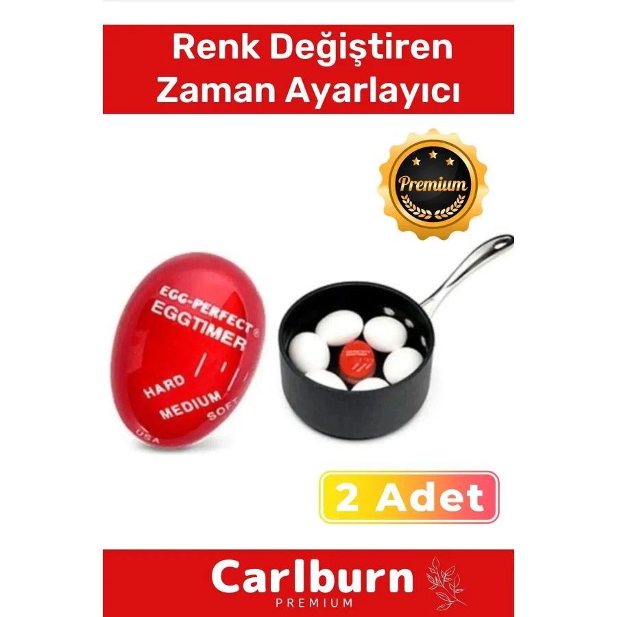 Özel Üretim Zaman Ayarlı Haşlama Dereceli Renk Değiştiren Yumurta Pişirme Zamanlayıcı 2 Adet