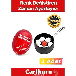 Özel Üretim Zaman Ayarlı Haşlama Dereceli Renk Değiştiren Yumurta Pişirme Zamanlayıcı 2 Adet