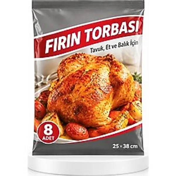 Özkan Ambalaj Temizlik Fırın Torbası Fırın Poşeti 1 Paket 8 Adet