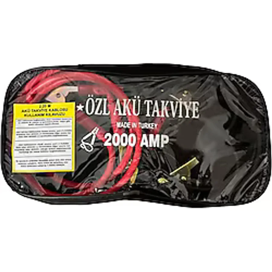 Özl Akü Takviye Kablosu 2000 Amper Çantalı