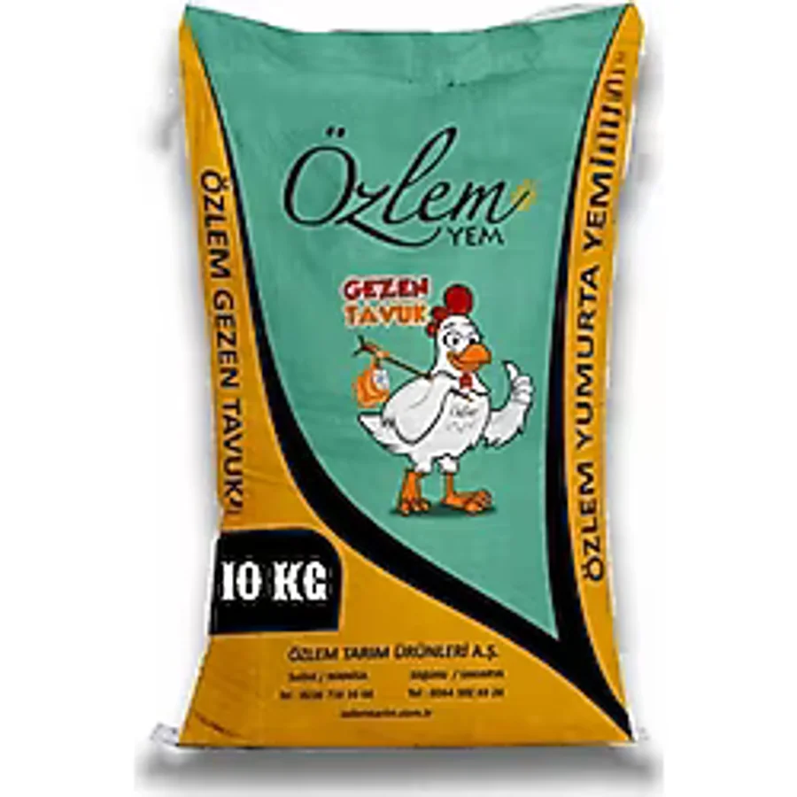 Özlem Yem Gezen Tavuk Yemi Pelet 10 Kg