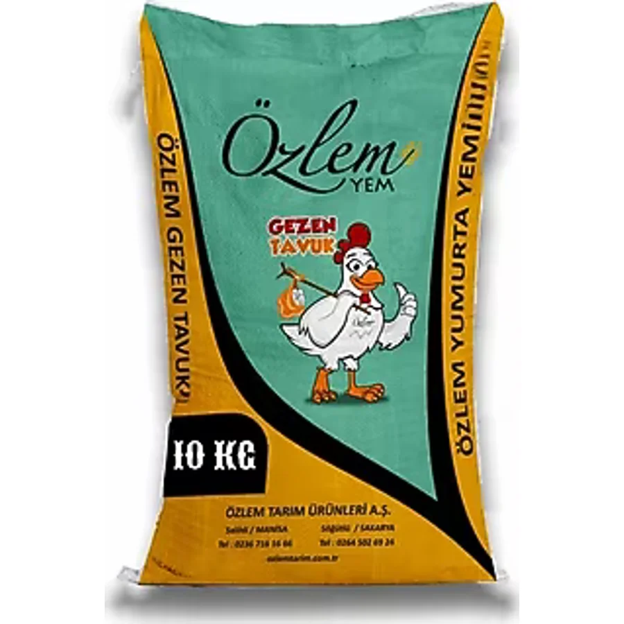 Özlem Yem Gezen Tavuk Yemi Pelet 10 Kg