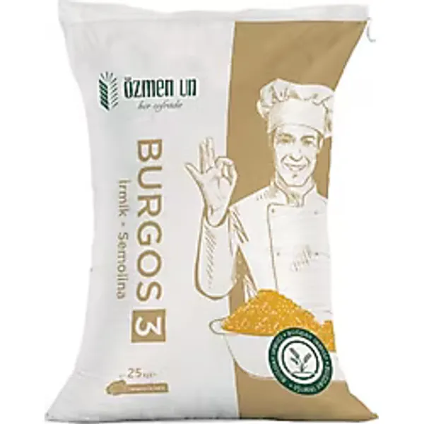 Özmen Burgos 3 Semolina İrmik 25 kg