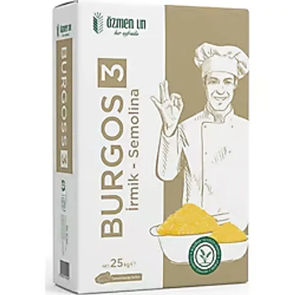 Özmen Un Burgos No: 3 İrmik / Semolina (25 Kg)