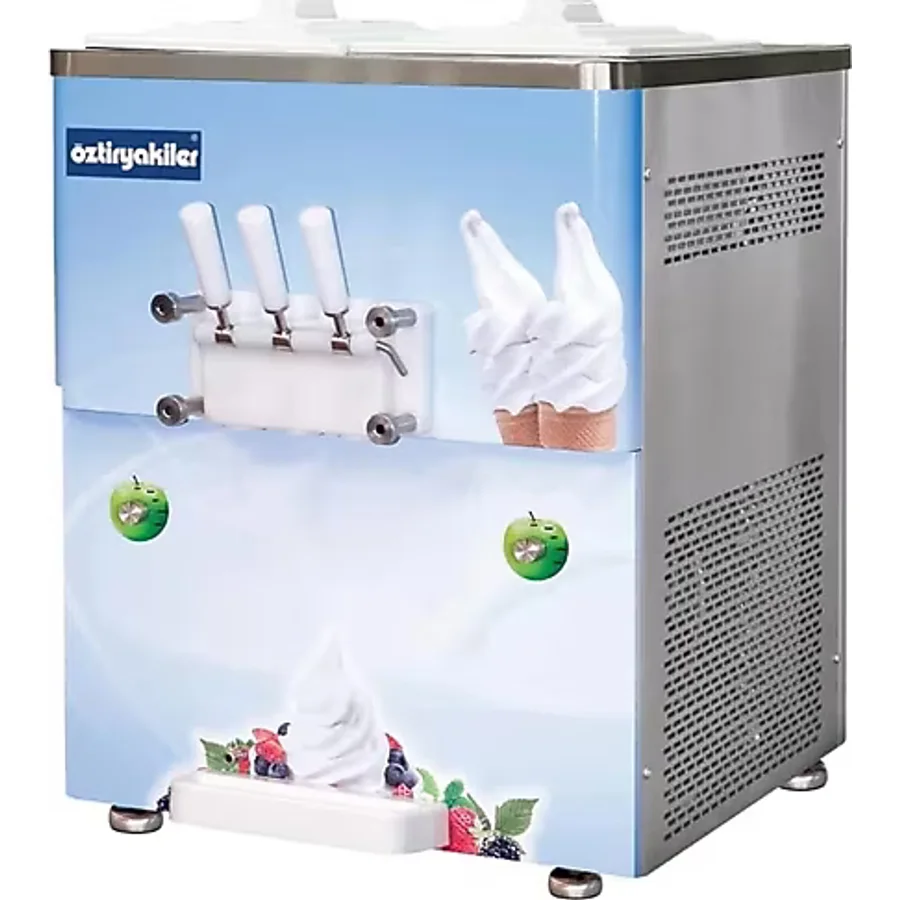 Öztiryakiler 3 Kollu Dondurma Makinesi, Set Üstü, 2x8 Lt