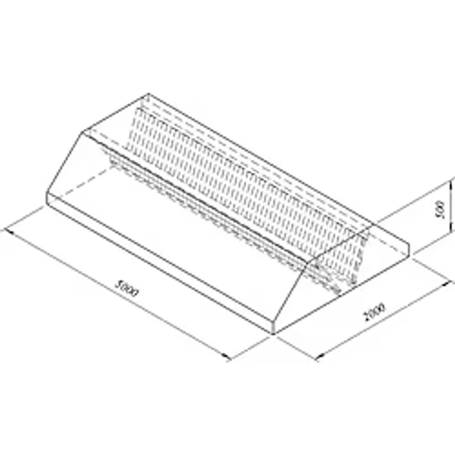Öztiryakiler Davlumbaz, Orta Tip, Filtreli, 500x200 cm
