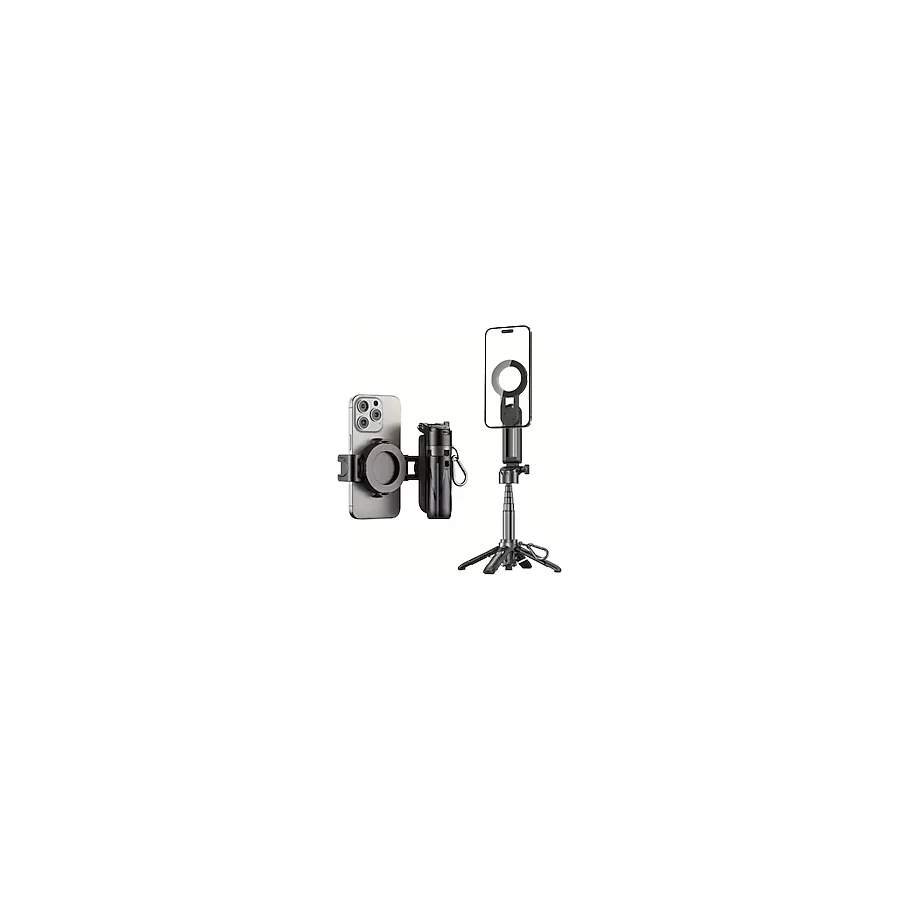 P15 Mini Selfie Çubuğu Tripod Bluetooth Uzaktan Kumandalı 360' Dönebilen Çok Amaçlı Tripod