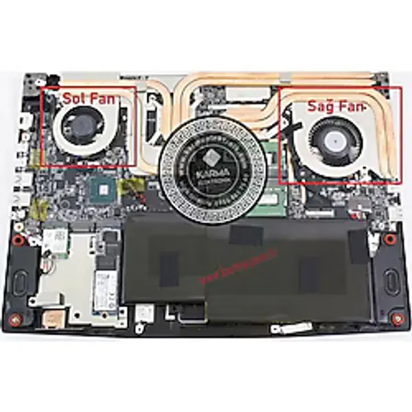 Pabd08008sh N413 Notebook Cpu, GPU Fani, İslemci Ve Ekran Karti Fani