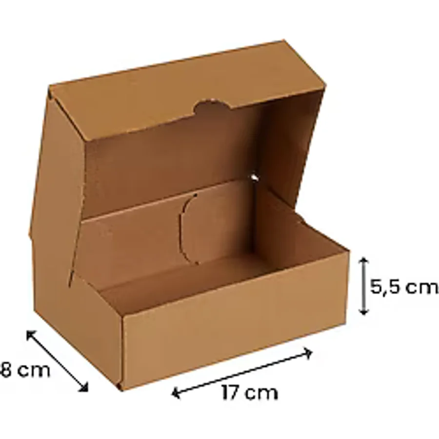 Packanya 17x8x5,5-200 Adet Kesimli Kutu - Internet ve Kargo Kutusu