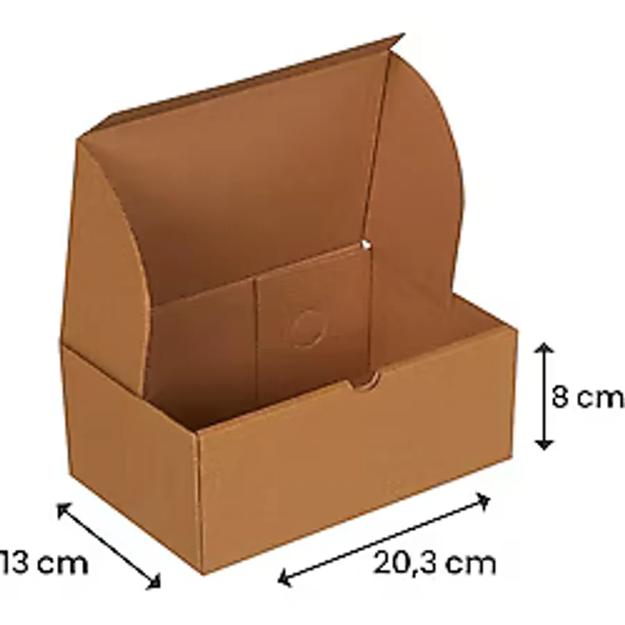 Packanya 20x13x8-500 Adet Hamburger Kutusu