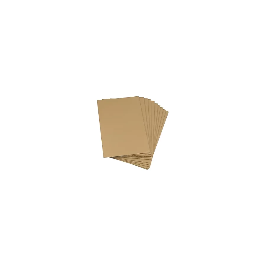 PackMai 50x70cm Oluklu Mukavva 10ADET 4mm Karton (Proje-Puzzle-Tuval-Maket-Okul-Hobi-Çerçeve Kartonu)