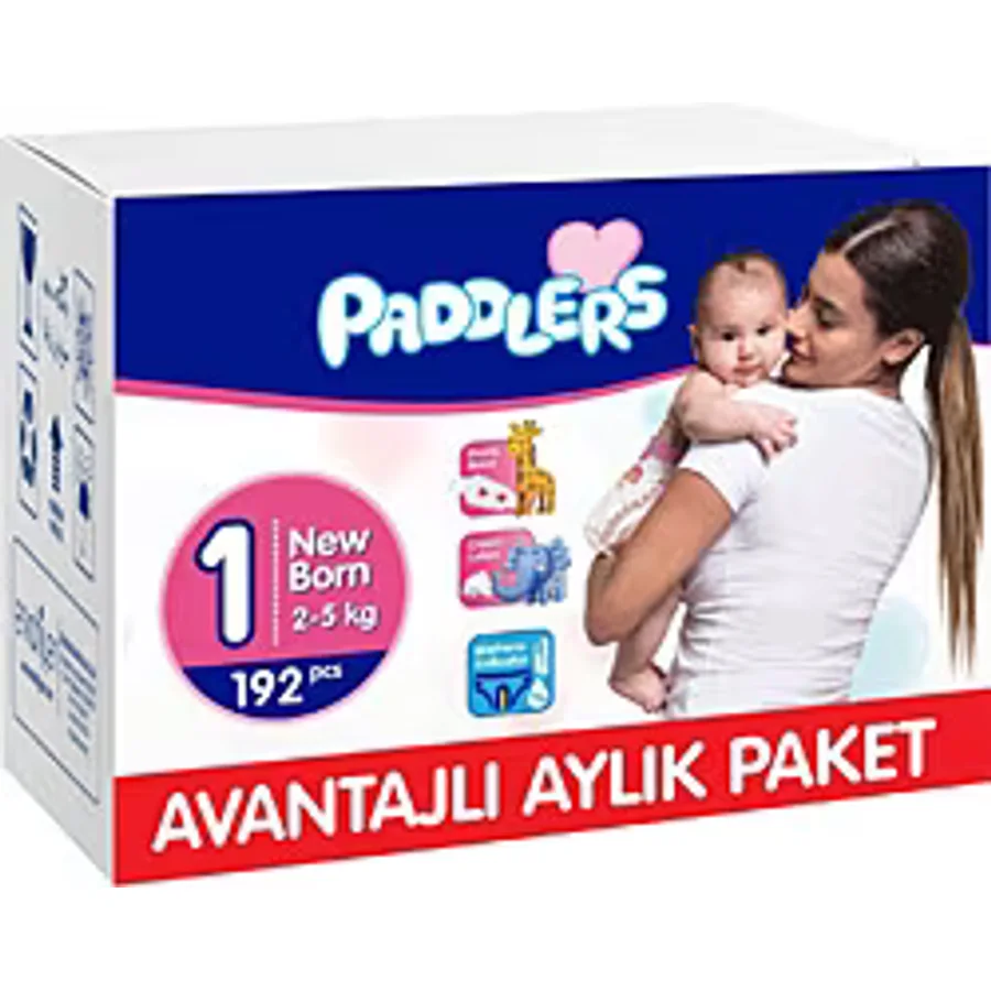 Paddlers 1 Numara Yenidoğan 192'li Bebek Bezi