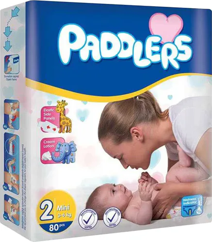 Paddlers 2 Numara Mini 80'li Bebek Bezi