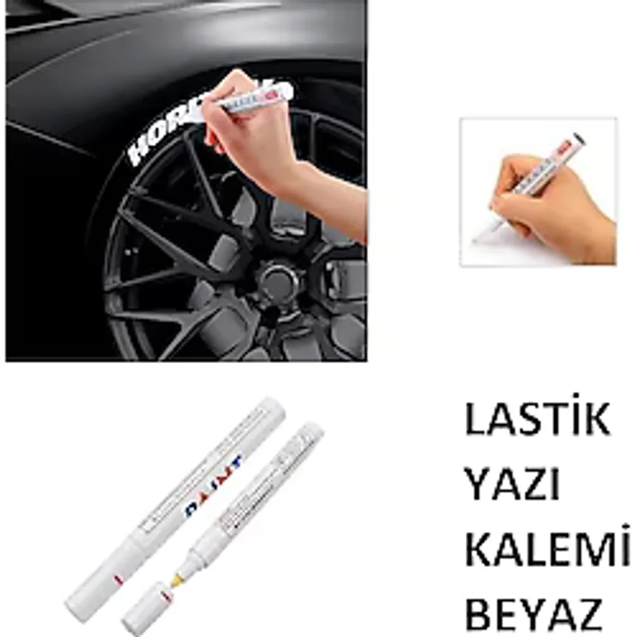PAINT Lastik Yazma Kalemi Beyaz