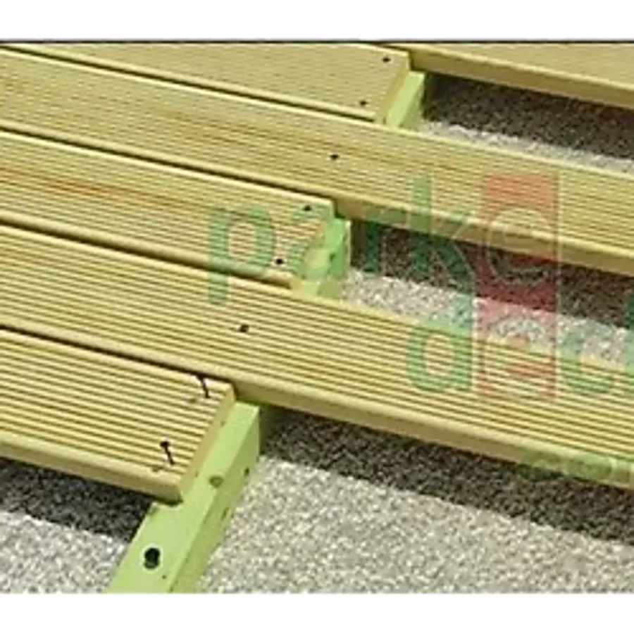 Pakçam Kereste Ahşap Dek Yeşil Emprenyeli 125 cm 5 Adet