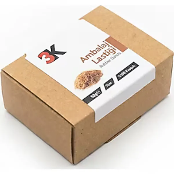 Paket Lastiği 7 cm %100 Kauçuk - Ambalaj ve Paketleme Lastiği - 50 gr