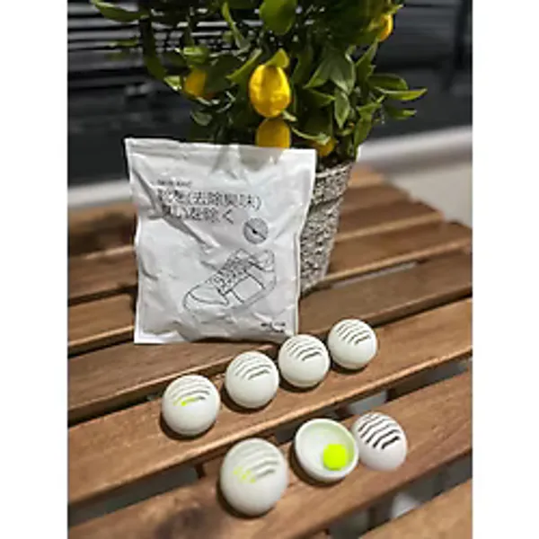 PAKETLENDİ 6 Lı Koku Giderici Top Ayakkabı Çamaşır Sepeti Çamaşır Dolabı Koku Giderici Fresh